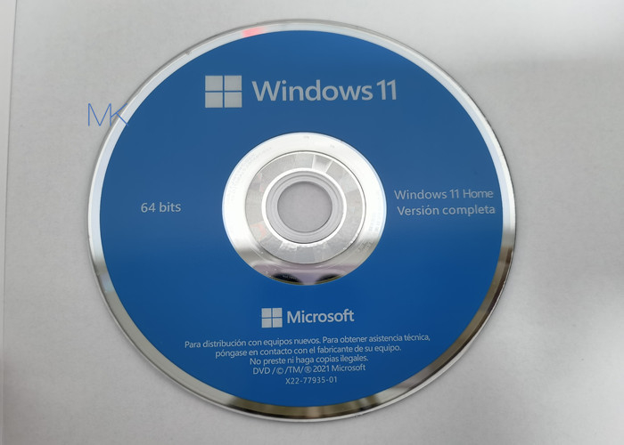 22H2 เวอร์ชันภาษาสเปน Microsoft Windows 11 Home OEM DVD Physical Box KW9-00639