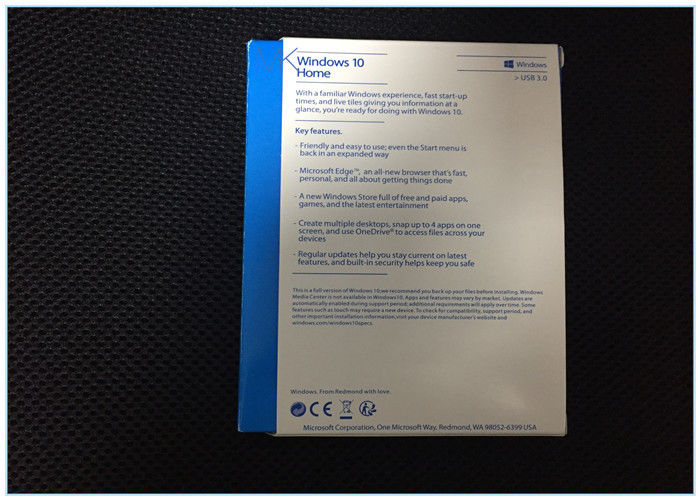 ซอฟต์แวร์ Microsoft Windows, Windows Home Home Home เวอร์ชั่นเต็ม 32 และ 64 บิต USB Flash Drive Retail box