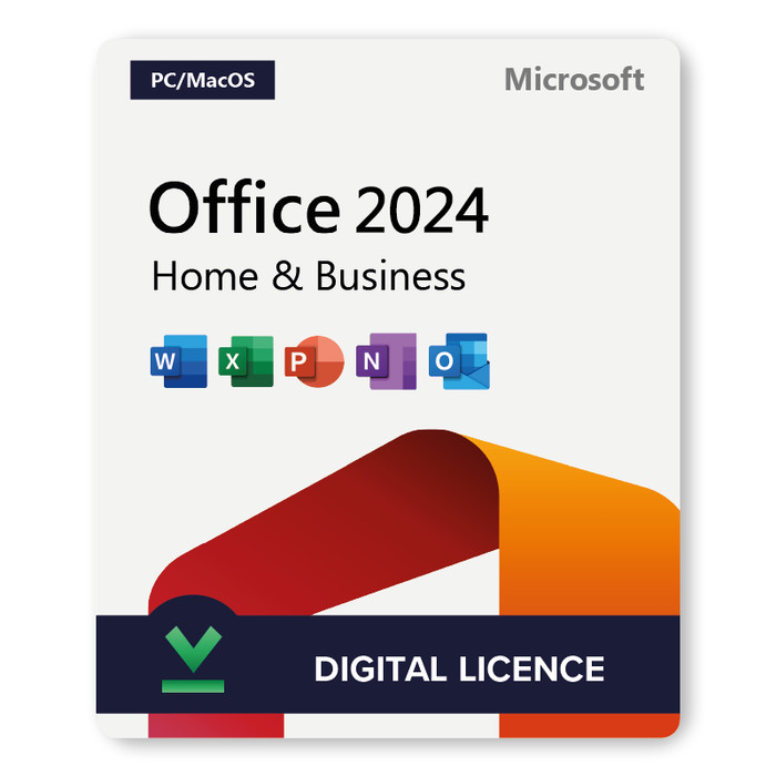 พลาตฟอร์ม Windows/Mac Microsoft Office 2024 บ้านและธุรกิจ ด้วยผลงานที่ขยาย