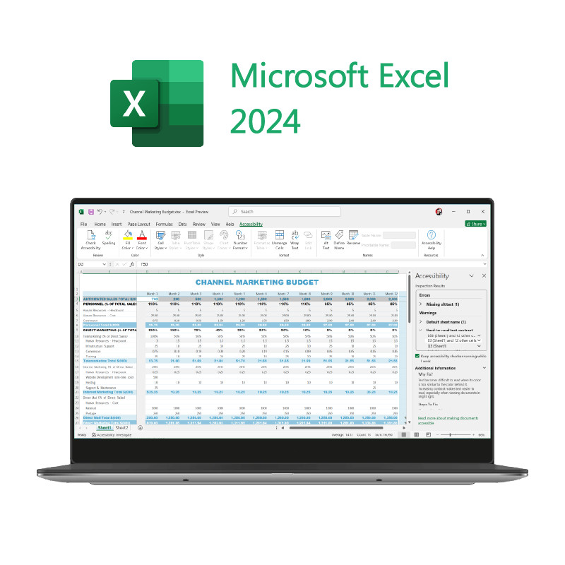 บริหารออฟฟิศของคุณโดยไม่ยุ่งยาก ด้วย Microsoft Office 2024 Home And Business Digital Product Key