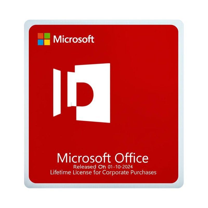 Physical Card Microsoft Office 2024 Released On 01-10-2024 Lifetime License for Corporate Purchases