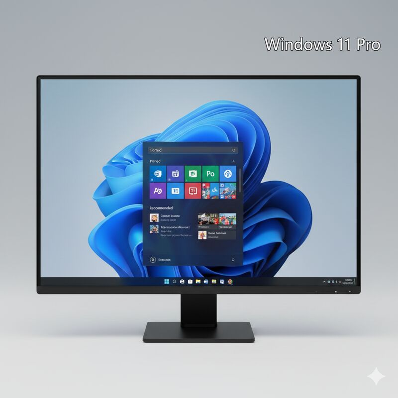 Proprietary Commercial Software Microsoft Windows 11 Professional Windows OS Single User Edition Optimized for Business and Secure Computing