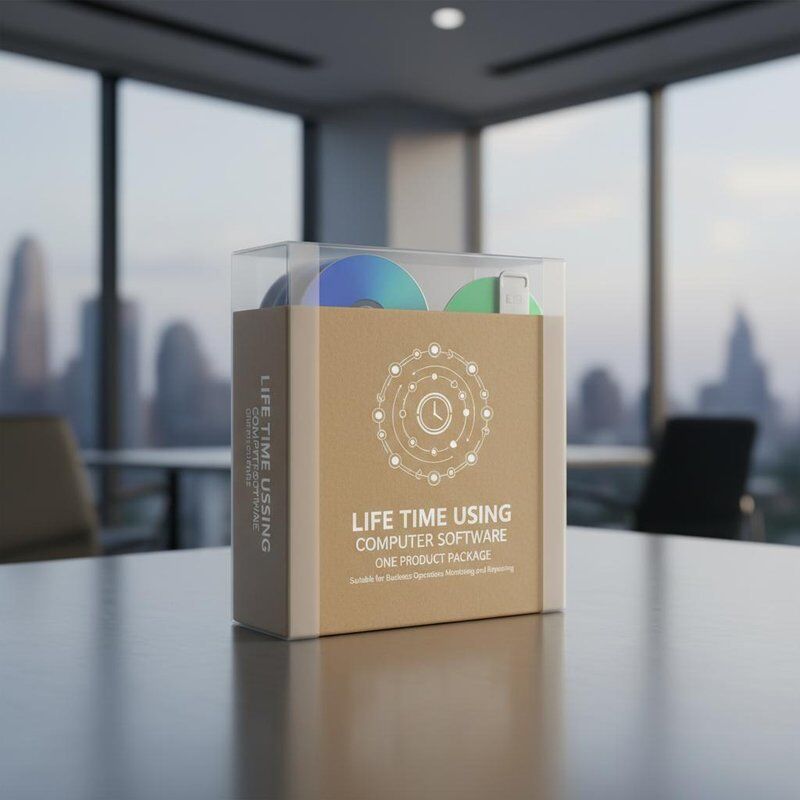 ซอฟต์แวร์คอมพิวเตอร์ใช้งานได้ตลอดชีพ แพ็คเกจผลิตภัณฑ์เดียว เหมาะสำหรับการตรวจสอบและรายงานการดำเนินธุรกิจ