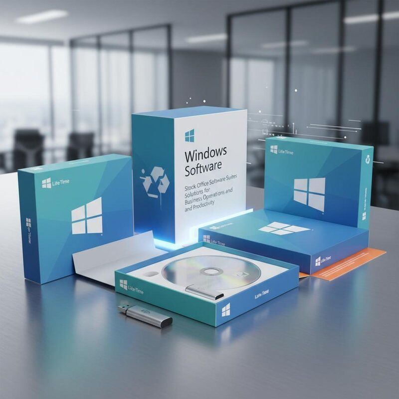 ระยะเวลาใช้งาน Microsoft Windows Software Stock Office Software Suites การแก้ไขสําหรับการดําเนินงานธุรกิจและผลิต