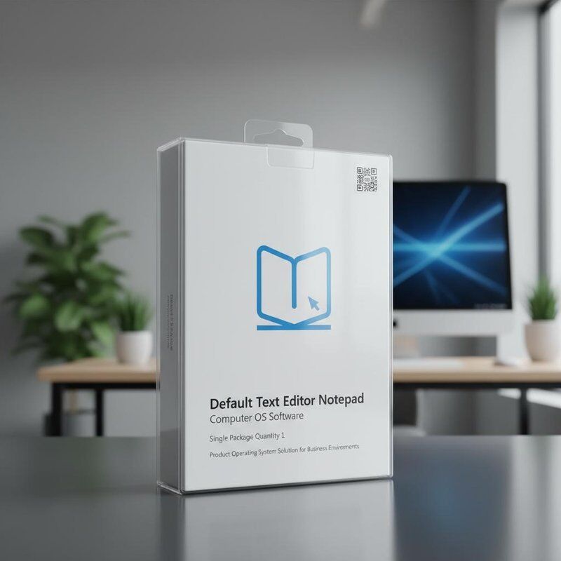 Default Text Editor Notepad โปรแกรมระบบปฏิบัติการคอมพิวเตอร์ แพ็คเกจเดียว จํานวน 1 สินค้า ระบบปฏิบัติการ