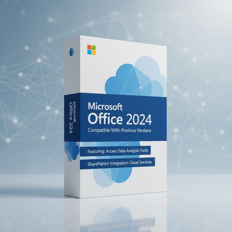 ใช้งานร่วมกับ Microsoft Office เวอร์ชันก่อนหน้า 2024 พร้อมเครื่องมือวิเคราะห์ข้อมูล Access และบริการคลาวด์ SharePoint Integration