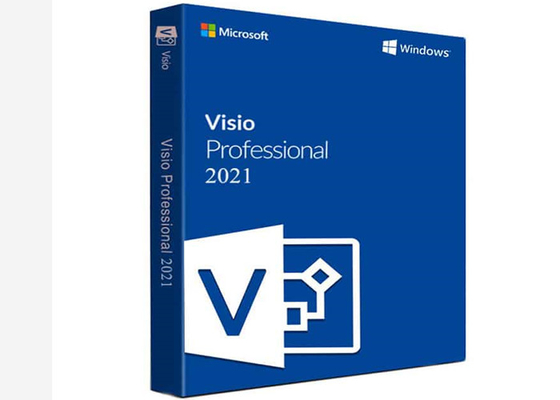 1.6 GHz Microsoft Visio Professional 2021 สิทธิ์การใช้งาน 1 อุปกรณ์ Windows 11